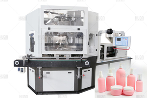 Máquina de moldeo por soplado de inyección de tarro de cosméticos de plástico de China máquina de moldeo por inyección de cubierta de lámpara led